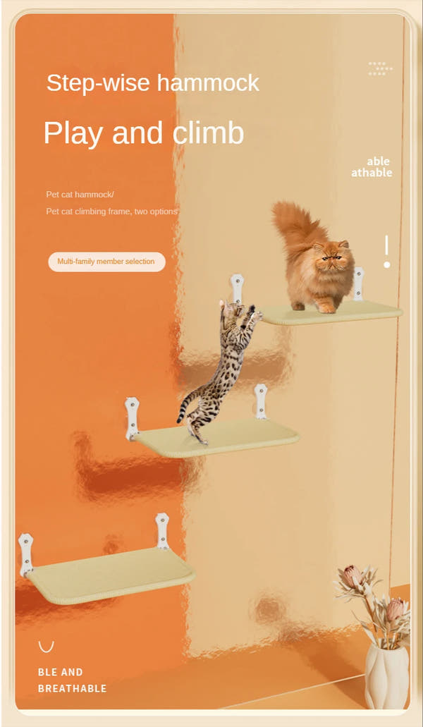 New Suction Cup Cat Hammock Foldable Hammock Suspended Cat Nest Cat Bed Balcony Window Glass Cat Hammock Cat House